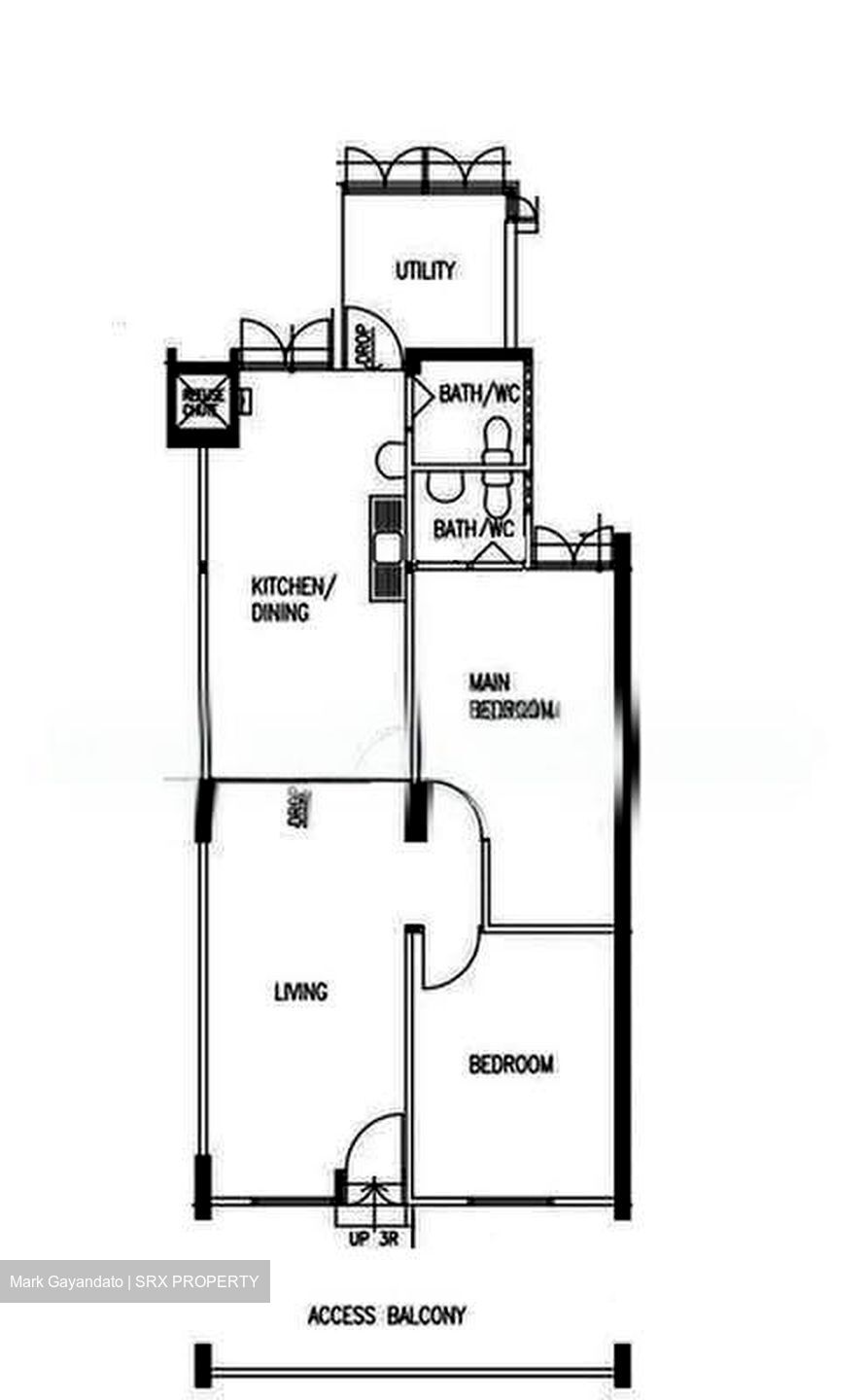 Blk 348 Ang Mo Kio Avenue 3 (Ang Mo Kio), HDB 3 Rooms #599659551